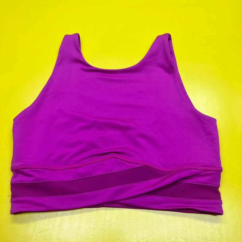 Sweaty Betty All Day Wrap Crop Top sz L NWOT - Picture 7 of 8